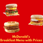 McDonald's Breakfast Menu